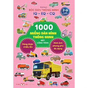 1000 miếng dán hình thông minh - Xe công trình